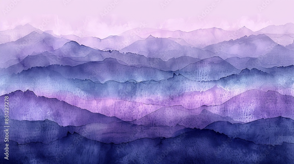 Lilac watercolor washes blending with chambray blue hues, creating a soothing backdrop for spa brochures or wellness-themed graphics. Abstract Backgrounds Illustration, Minimalism, Lilac watercolor washes blending with chambray blue hues, creating a soothing backdrop for spa brochures or wellness-themed graphics. Abstract Backgrounds Illustration, Minimalism,