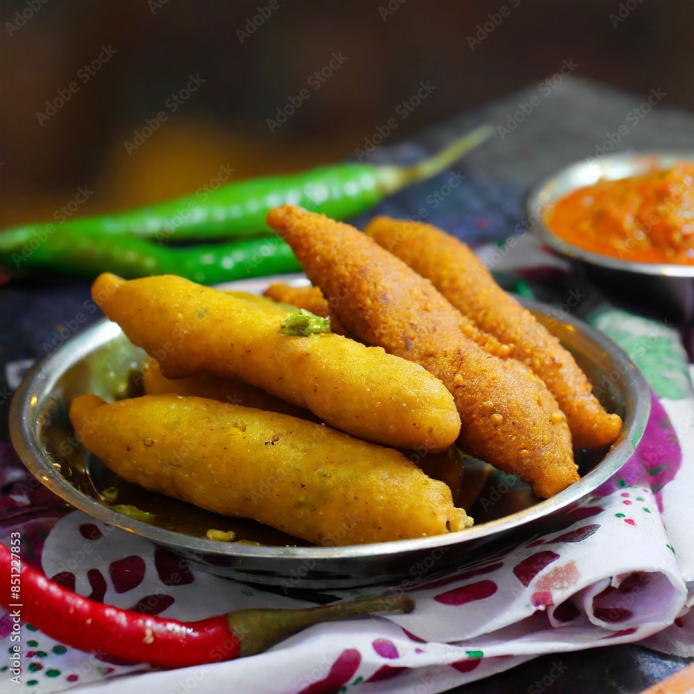 Mirchi bada or Mirchi vada Mirchi bada or Mirchi vada