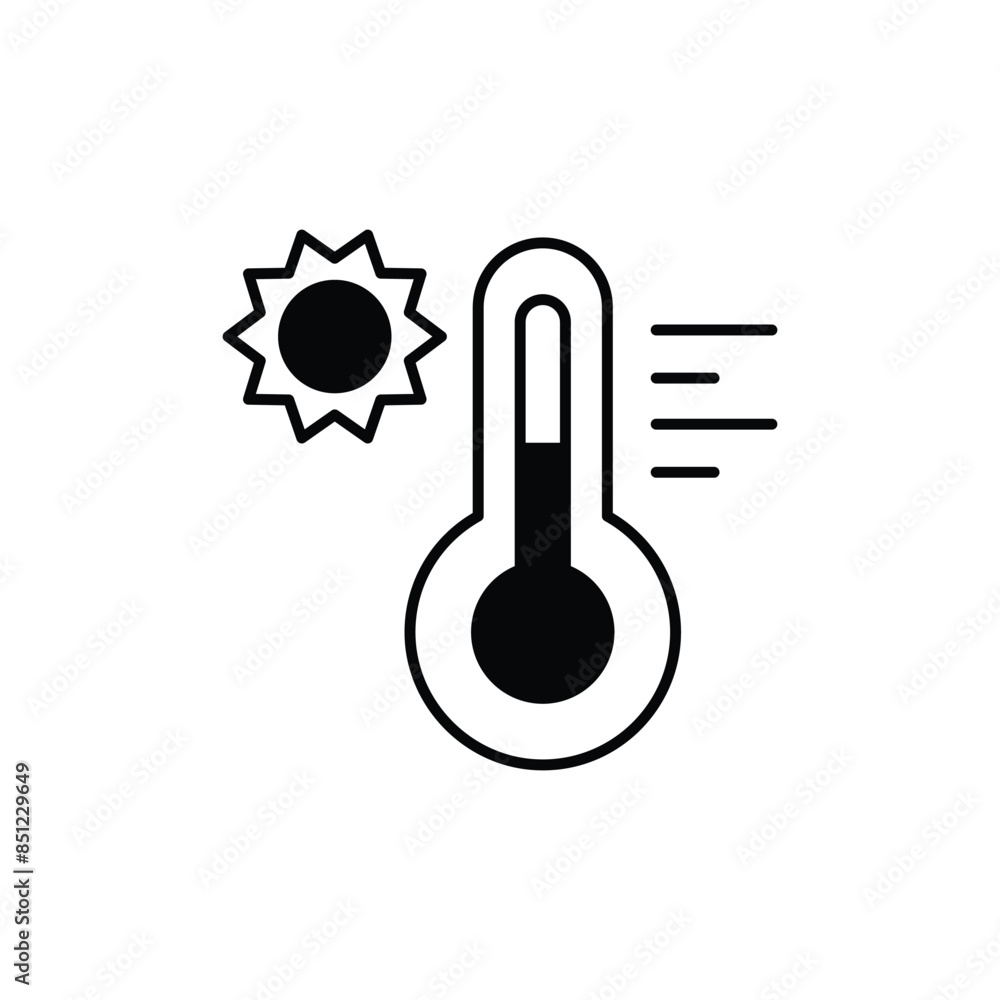 Hot icon design with white background stock illustration Hot icon design with white background stock illustration