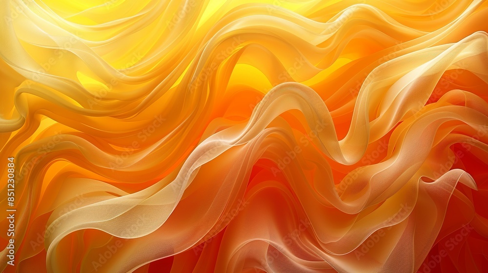 Abstract composition of sunshine yellow and burnt orange swirls, arranged in a dynamic pattern, adding a modern touch to corporate presentations or digital interfaces. Abstract Backgrounds Abstract composition of sunshine yellow and burnt orange swirls, arranged in a dynamic pattern, adding a modern touch to corporate presentations or digital interfaces. Abstract Backgrounds
