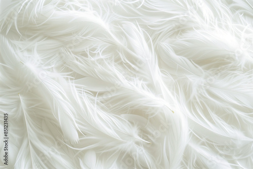 Obraz na płótnie white feather background w salonie