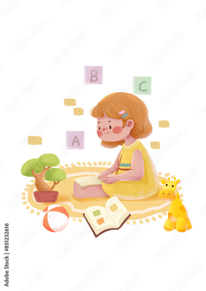child reading book child reading book