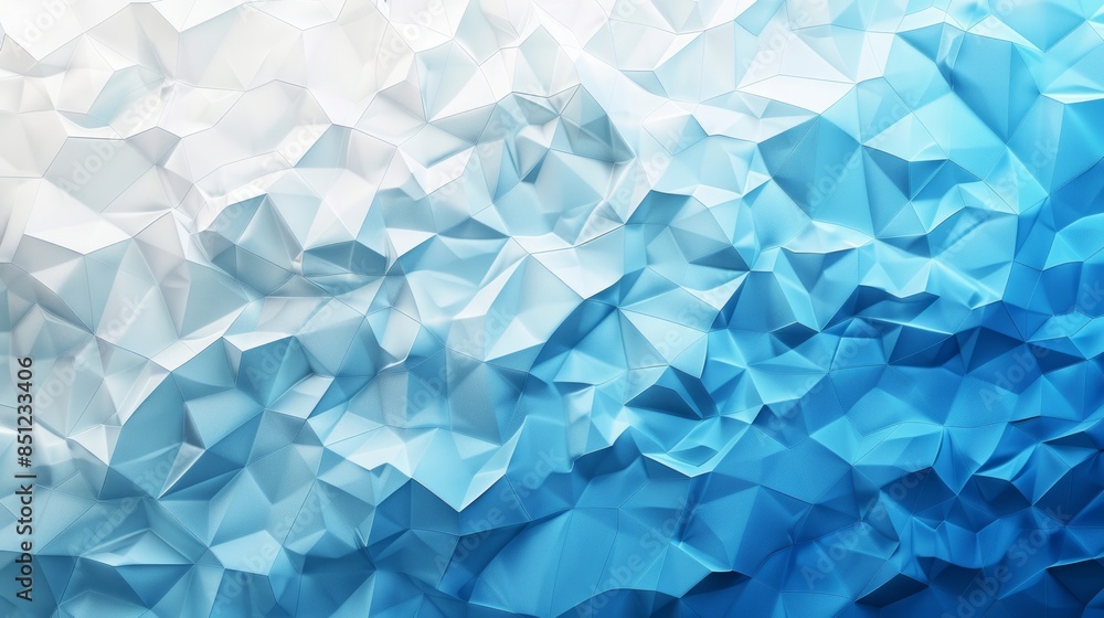 Abstract Blue and White Geometric Pattern Abstract Blue and White Geometric Pattern