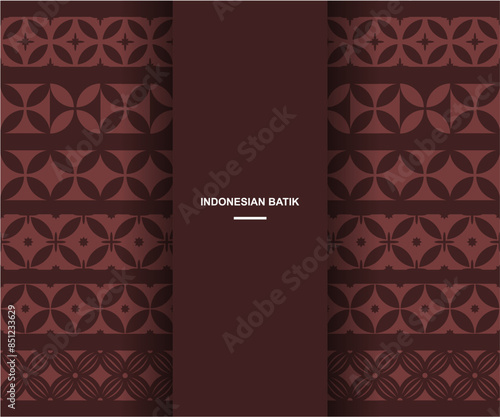 batik pattern. batik border. indoneisan batik