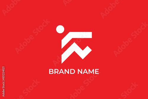 human running wellness health care logo, human running service logo, athletics logo, running club logo, running man logo, marathon logo, shoe print, go sport fitness symbol, Human running vector