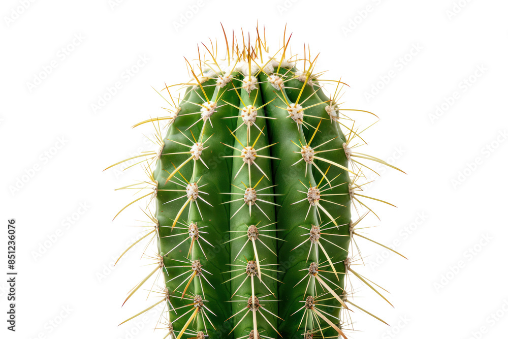 prickly pear cactus Features bright green sheets and delicate flowers. Isolated on a white background prickly pear cactus Features bright green sheets and delicate flowers. Isolated on a white background