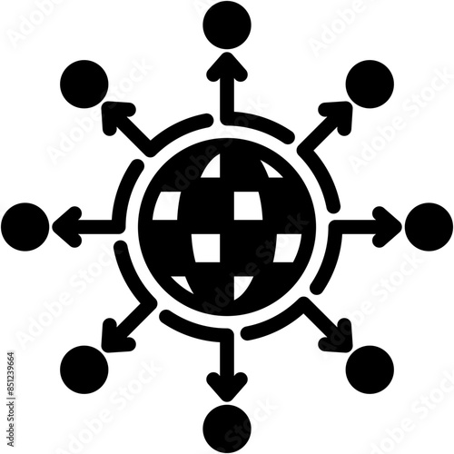 Distribution Network Icon