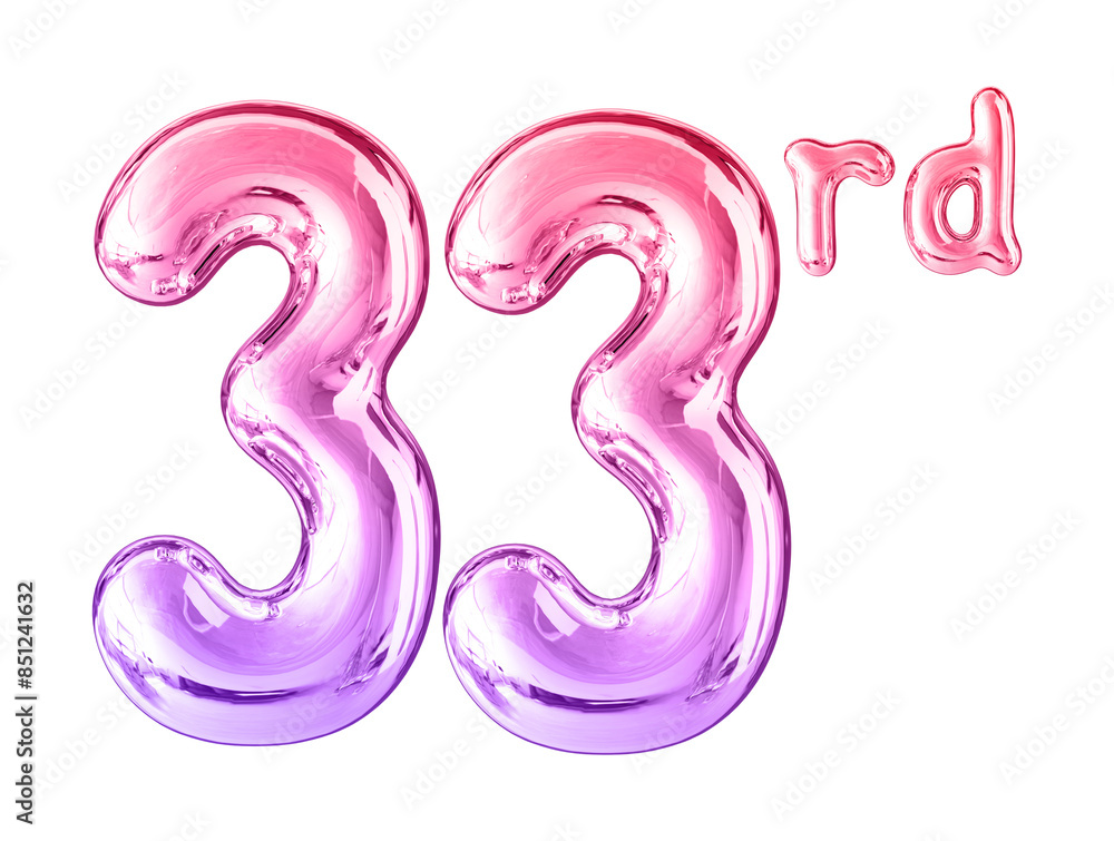 Anniversary Gradient Number 33 Anniversary Gradient Number 33