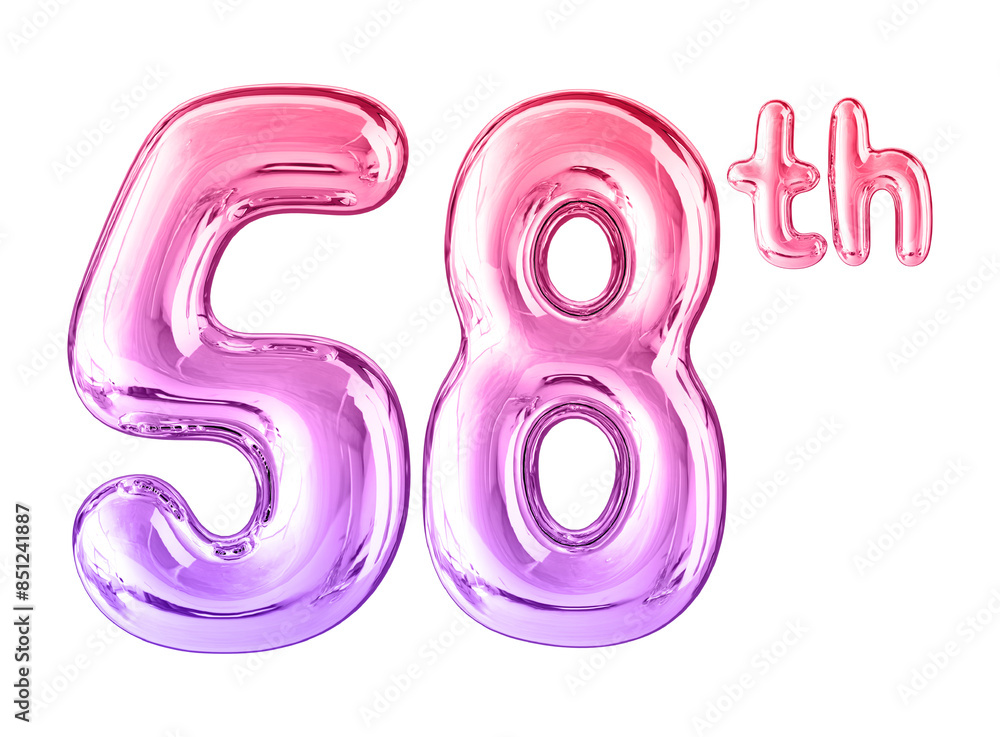 Anniversary Gradient Number 58 Anniversary Gradient Number 58