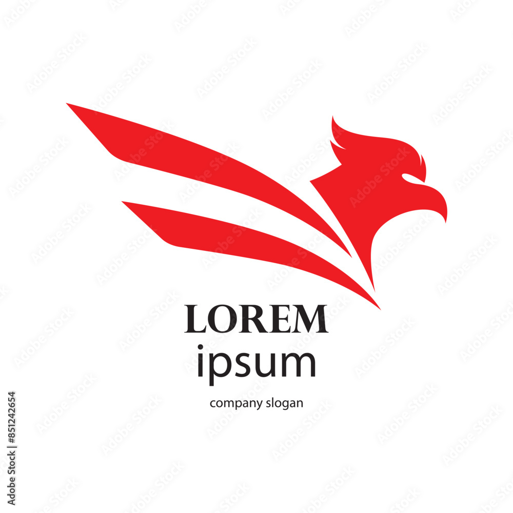 Simple and elegant eagle head logo design Simple and elegant eagle head logo design
