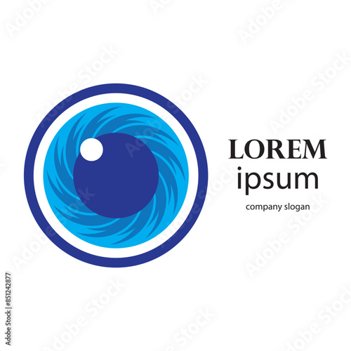 health and eye care logo design