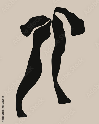 vector art of harmonizing strokes of two planes
