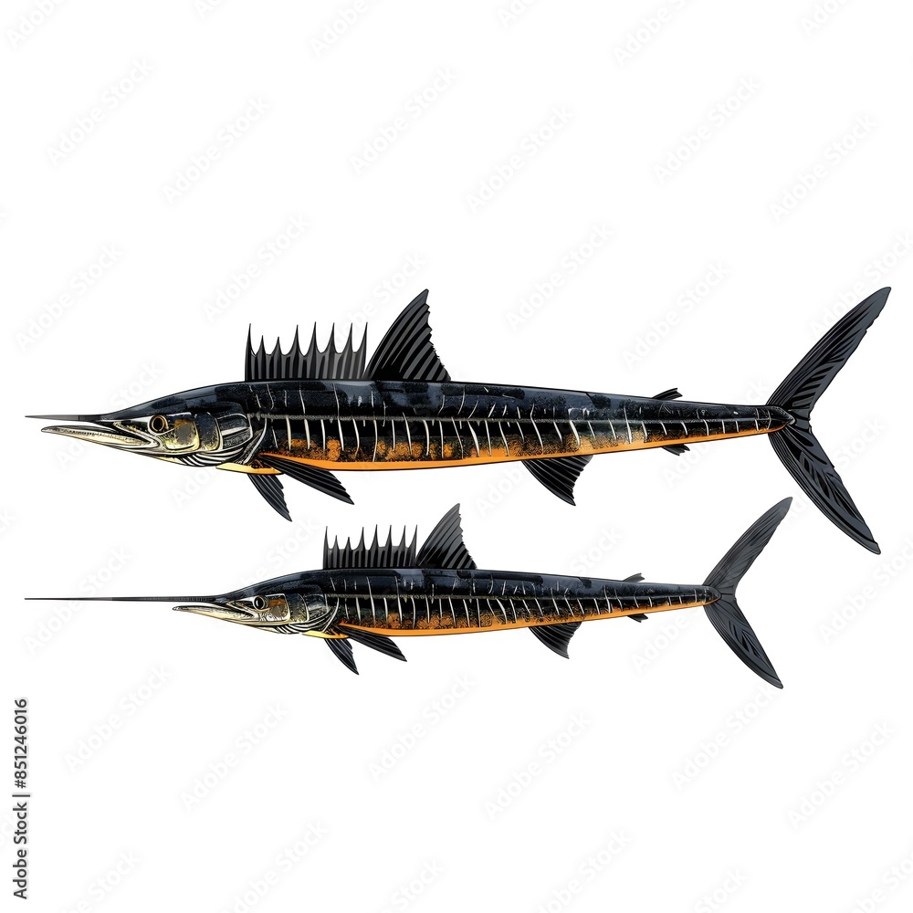 Two Black Marlins
