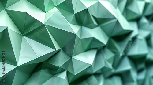 Intricate geometric shapes in light green hues form a mesmerizing pattern, capturing attention and stimulating the imagination. Abstract Backgrounds Illustration, Minimalism,