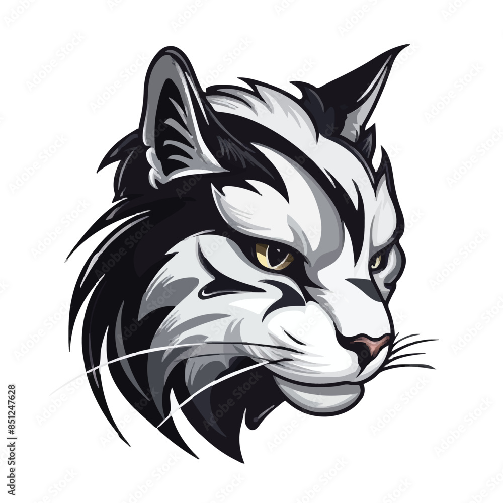 Cat head mascot Cat head mascot