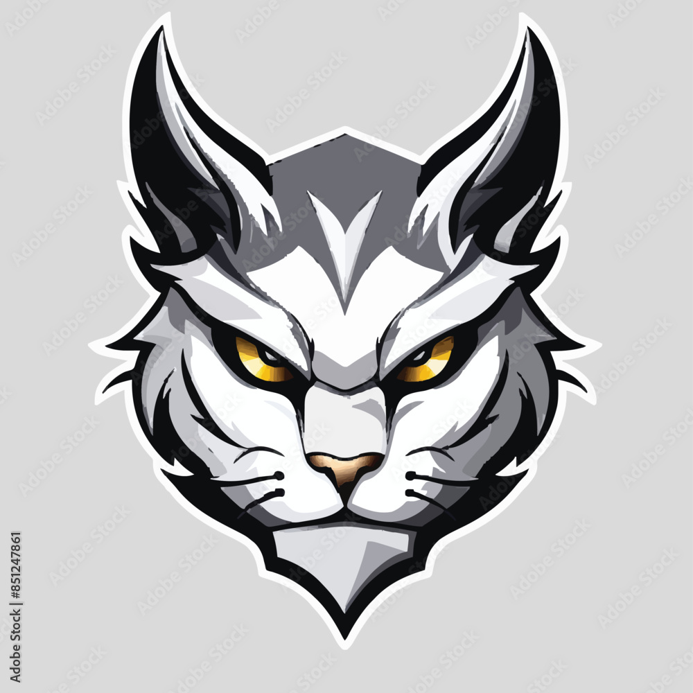 Cat head mascot Cat head mascot