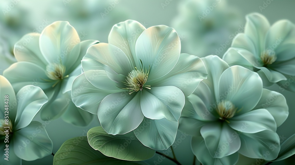 Delicate floral patterns in light green hues add a touch of natural beauty to an abstract backdrop, perfect for botanical-themed designs. Abstract Backgrounds Illustration, Minimalism, Delicate floral patterns in light green hues add a touch of natural beauty to an abstract backdrop, perfect for botanical-themed designs. Abstract Backgrounds Illustration, Minimalism,