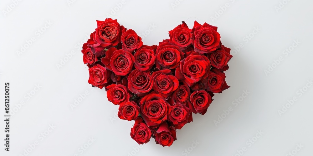 Heart Shaped Arrangement of Red Roses Heart Shaped Arrangement of Red Roses