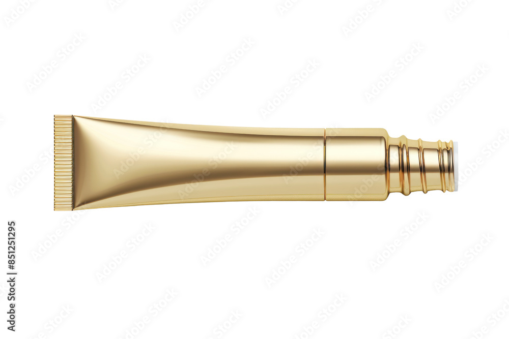 A professional-looking cosmetic tube with a clinical design, isolated on white background A professional-looking cosmetic tube with a clinical design, isolated on white background