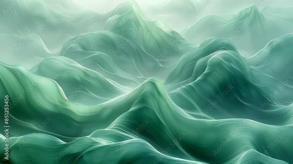 Subtle gradients of light green wash over the scene, creating a soft, serene ambiance that invites viewers to linger and contemplate. Abstract Backgrounds Illustration, Minimalism, Subtle gradients of light green wash over the scene, creating a soft, serene ambiance that invites viewers to linger and contemplate. Abstract Backgrounds Illustration, Minimalism,