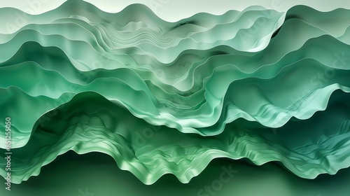Subdued shades of green meld together in a harmonious blend, evoking a sense of natural tranquility and balance. Abstract Backgrounds Illustration, Minimalism, photo