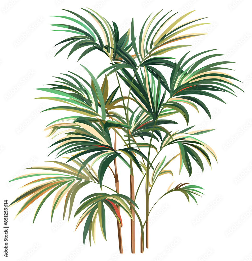 Obraz premium palm tree isolated on white