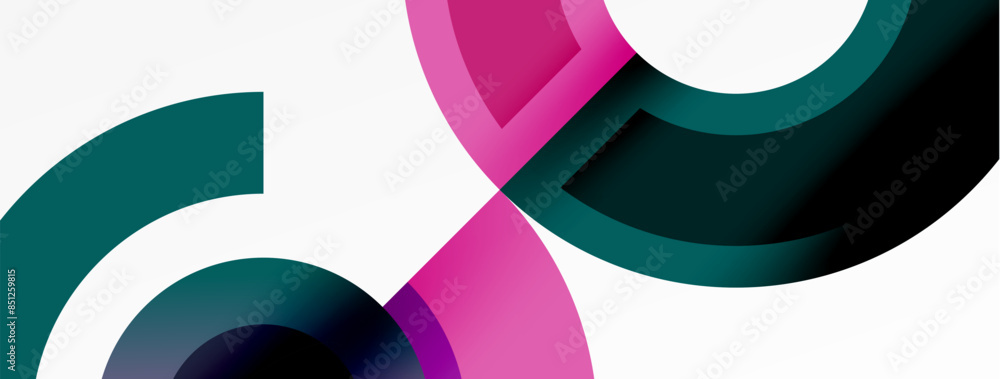 Circle geometric abstract vector background Circle geometric abstract vector background