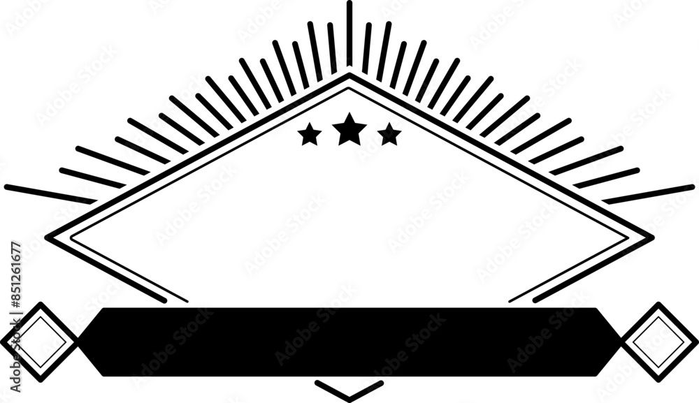 Retro Badge Icon Illustration Retro Badge Icon Illustration