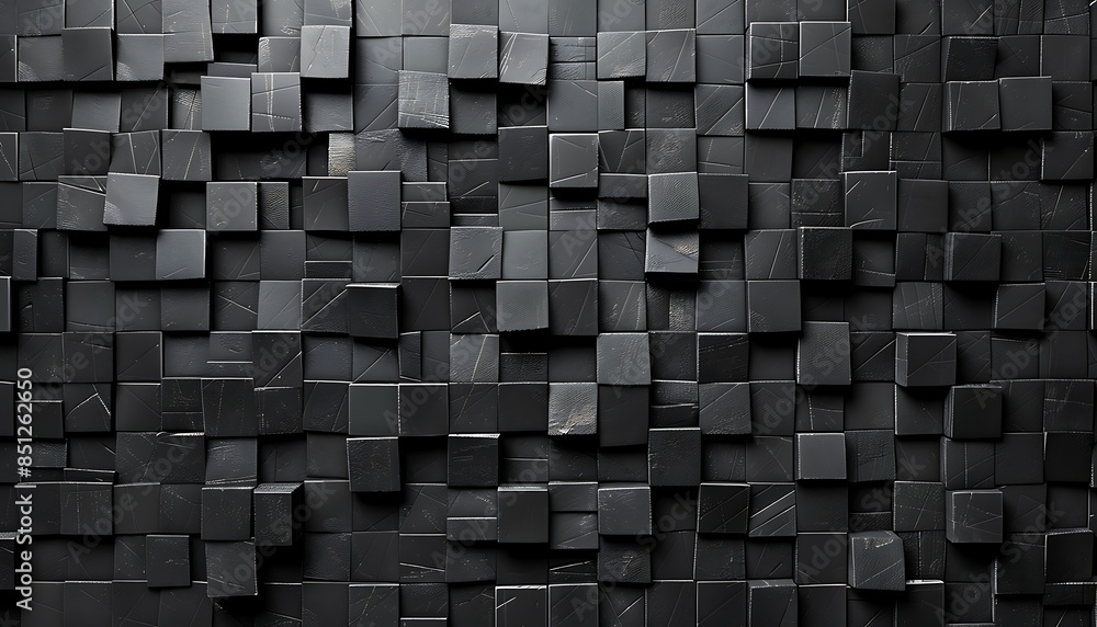 A black and white background with squares A black and white background with squares