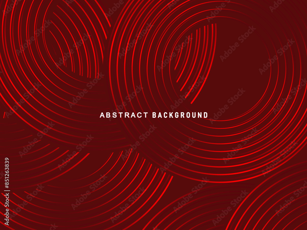Abstract red glowing geometric lines on dark red background. Modern shiny red circle lines pattern. Futuristic technology concept, perfect for covers, posters, banners, brochures, websites, etc. Abstract red glowing geometric lines on dark red background. Modern shiny red circle lines pattern. Futuristic technology concept, perfect for covers, posters, banners, brochures, websites, etc.