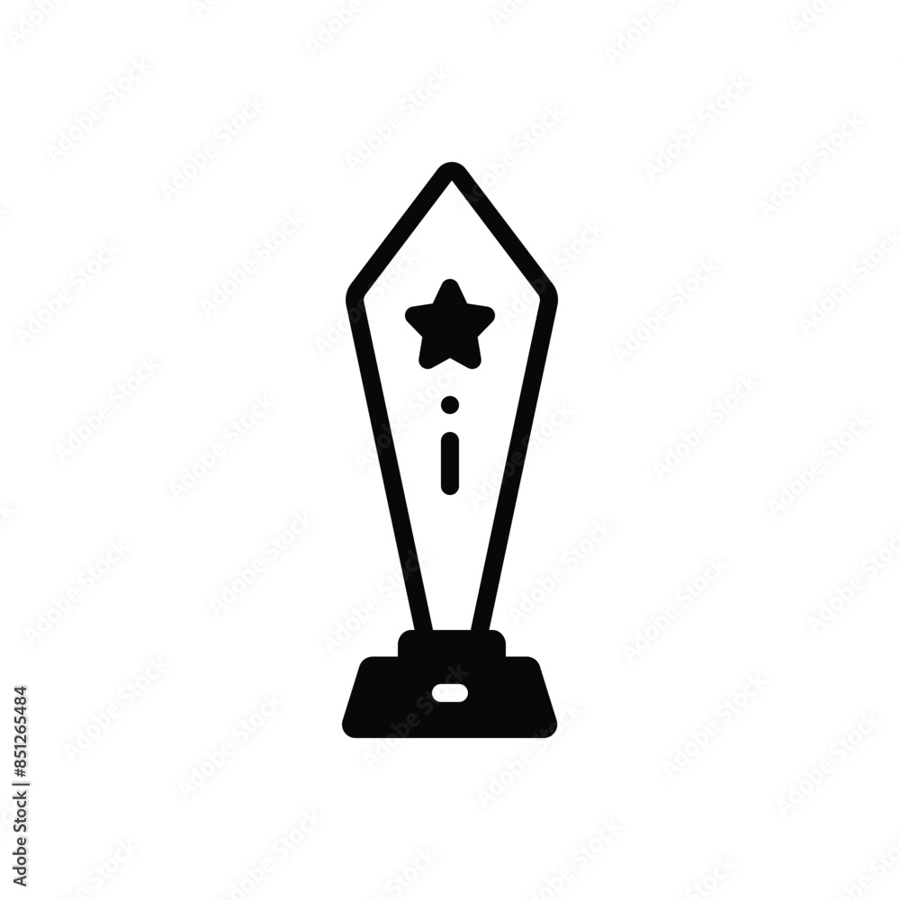 Black solid icon for trophy Black solid icon for trophy