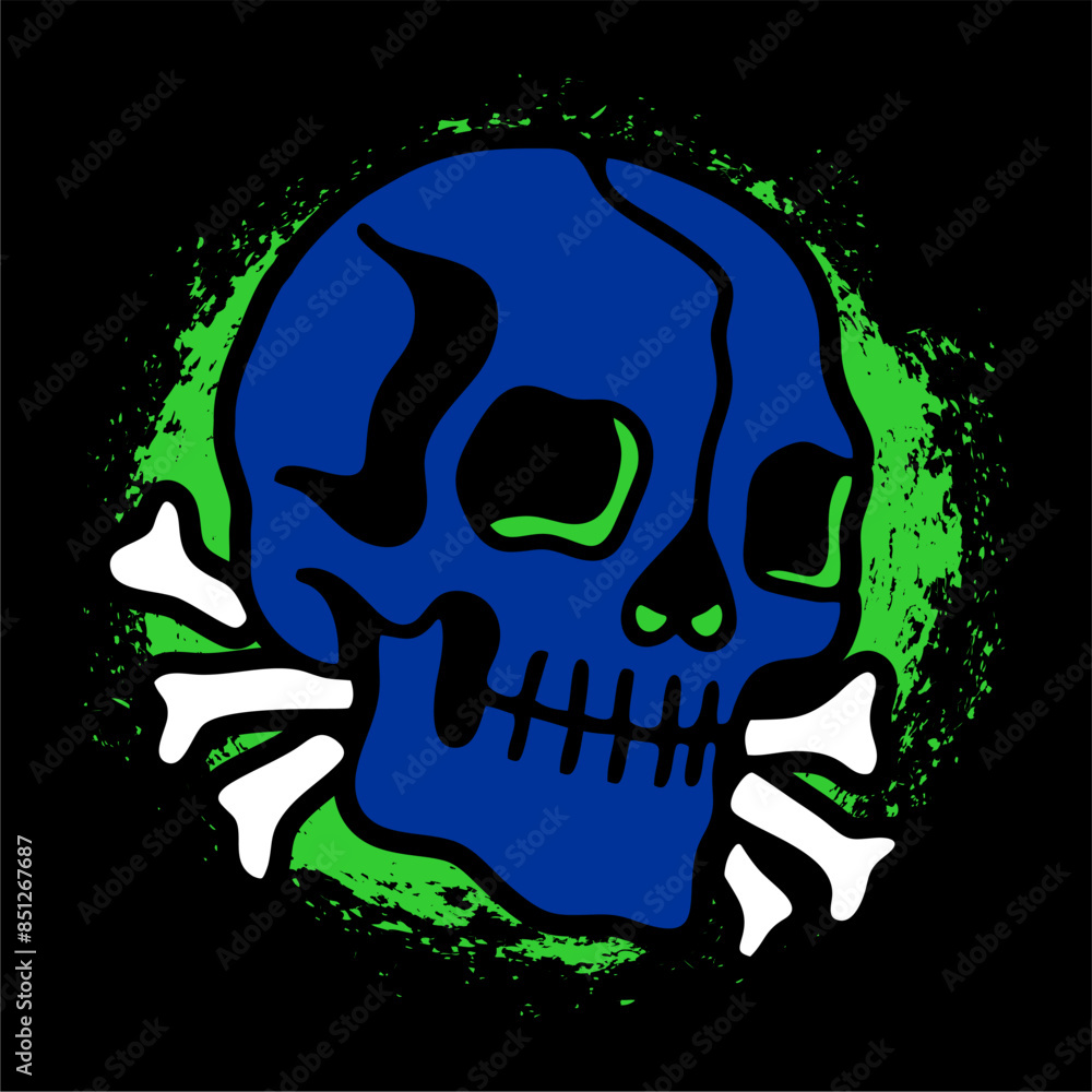 vector tracing artwork illustration skeleton skull symbol of pirates. Can be used as Logo, Brands, Mascots, tshirt, sticker,patch and Tattoo design. vector tracing artwork illustration skeleton skull symbol of pirates. Can be used as Logo, Brands, Mascots, tshirt, sticker,patch and Tattoo design.