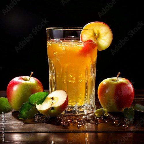 Wallpaper Mural apple juice and apples Torontodigital.ca