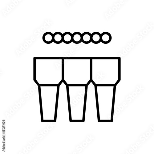 overpopulation line icon