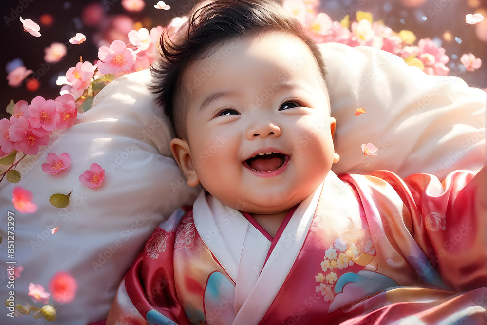 Portrait image of adorable and cute happy Asian Chinese baby boy Portrait image of adorable and cute happy Asian Chinese baby boy