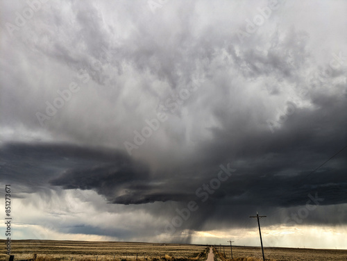 A high-based storm in Southeast Colorado