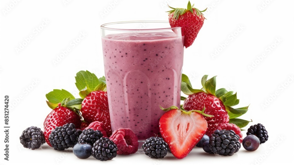 Smoothie on pastel transparent background Smoothie on pastel transparent background
