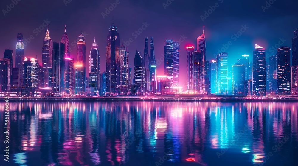 night city skyline night city skyline