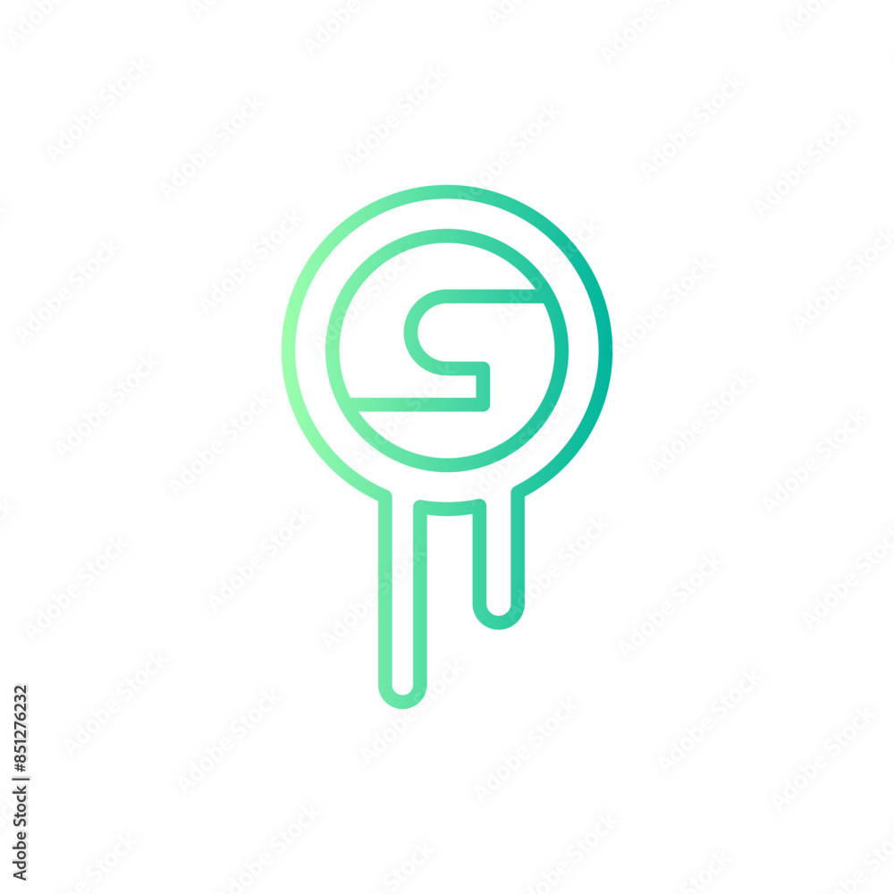 ice cap gradient icon ice cap gradient icon