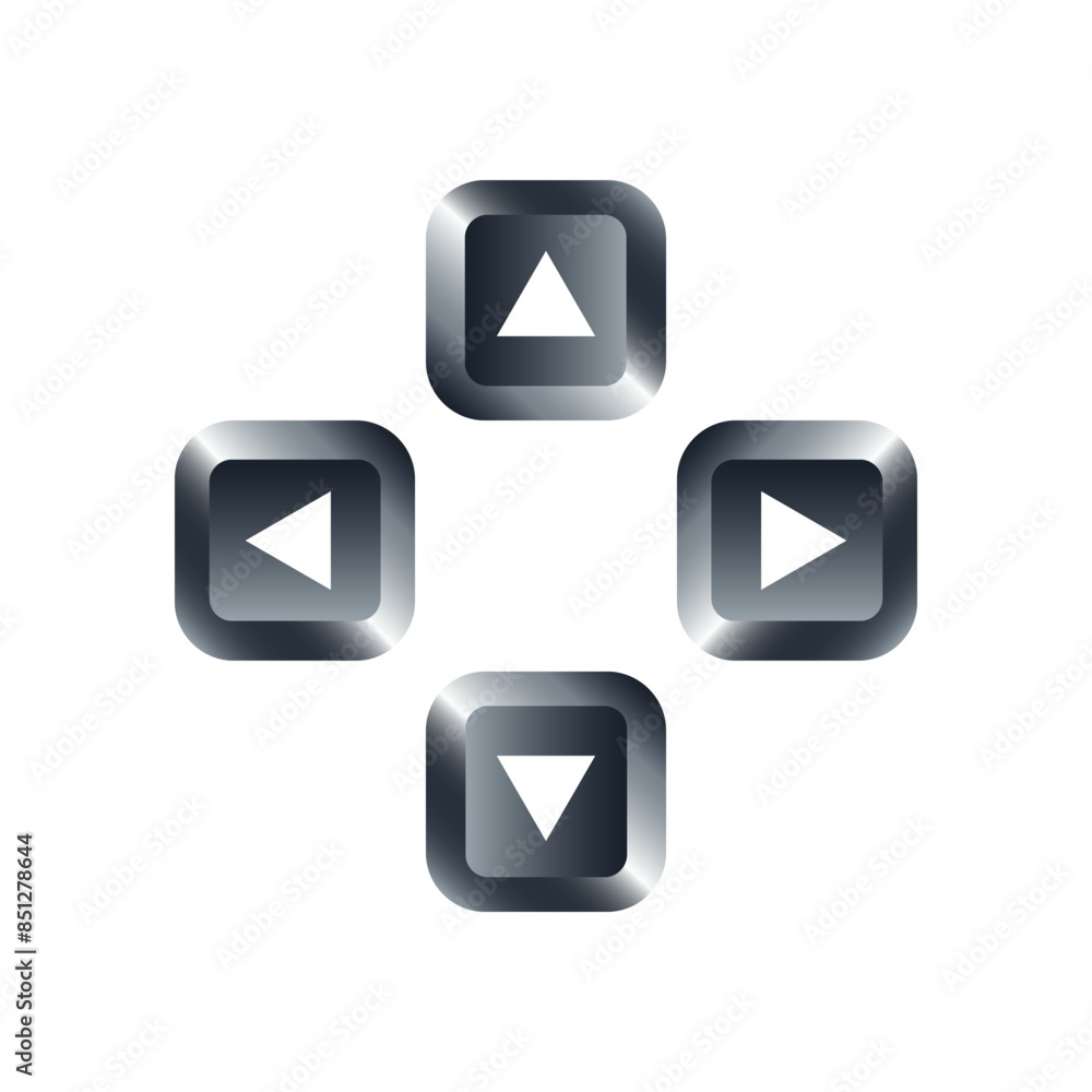 QWERTY button on laptop. Vector Keyboard left, right, up and down arrows with a simple design that can be edited. QWERTY button on laptop. Vector Keyboard left, right, up and down arrows with a simple design that can be edited.