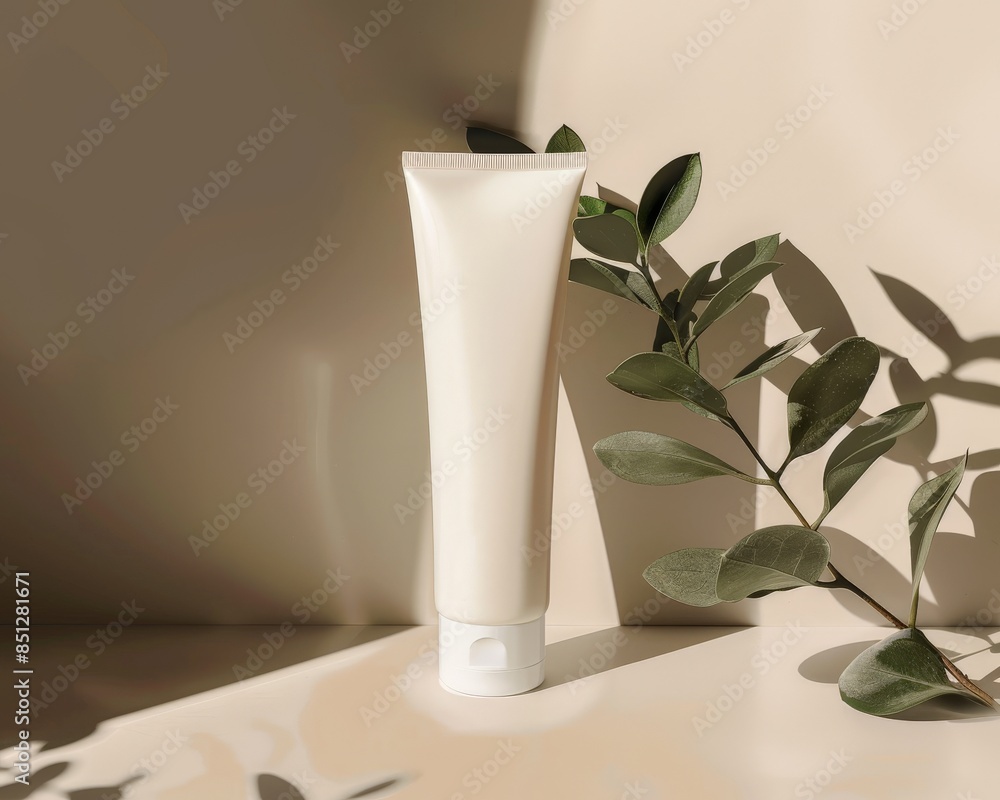 studio shot of a blank skin care tube product - mockup template studio shot of a blank skin care tube product - mockup template