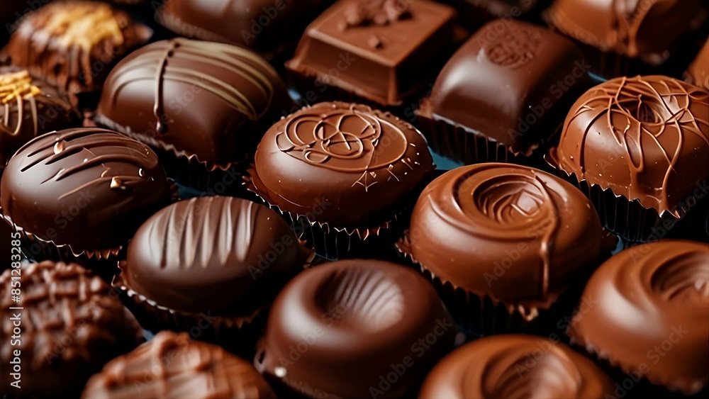 Delicious chocolate products world chocolate day design ai technology Delicious chocolate products world chocolate day design ai technology