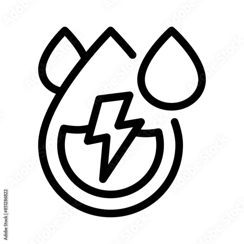hydro power line icon