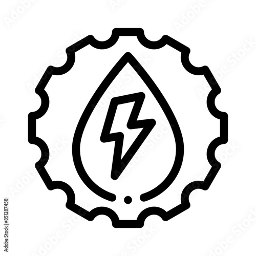 hydro power line icon
