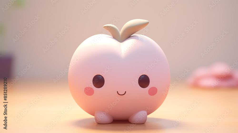 Adorable Angelfish sculpture in pastel shades, made with Blender. Kawaii charm with matte background and gentle gradients. Adorable Angelfish sculpture in pastel shades, made with Blender. Kawaii charm with matte background and gentle gradients.