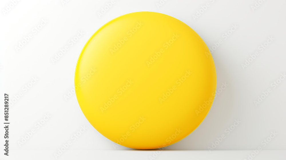 Eyecatching yellow speech bubble on a sleek grey background with space for text. Eyecatching yellow speech bubble on a sleek grey background with space for text.