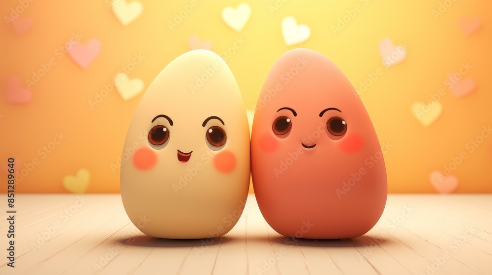 Create adorable clay sweet potatoes with muted pastels using Blender, featuring clay icons on a matte background with subtle gradients, for a kawaii aesthetic. Create adorable clay sweet potatoes with muted pastels using Blender, featuring clay icons on a matte background with subtle gradients, for a kawaii aesthetic.