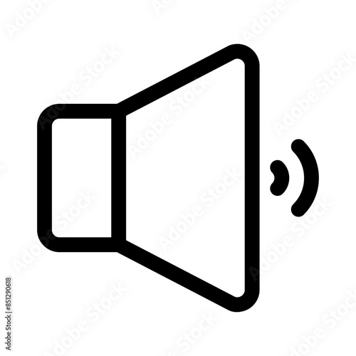 low volume line icon