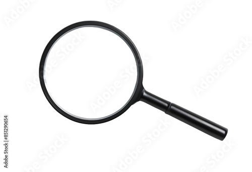 magnifying glass isolated on white background