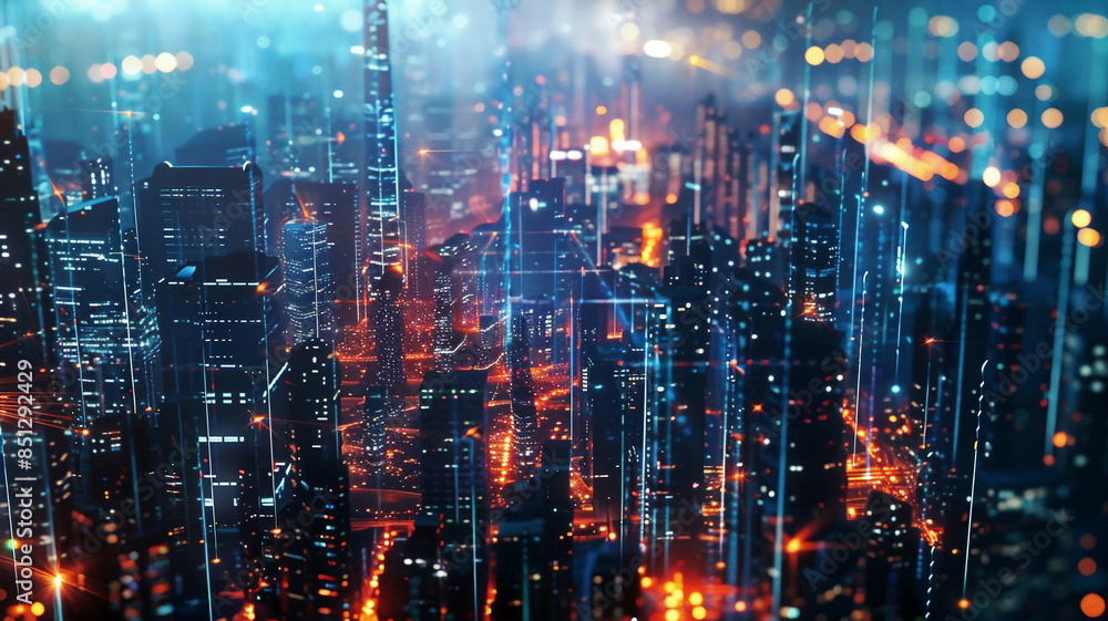 Digital signature overlay on night cityscape, abstract glowing lines, high-tech urban environment, detailed and bright, futuristic design Digital signature overlay on night cityscape, abstract glowing lines, high-tech urban environment, detailed and bright, futuristic design